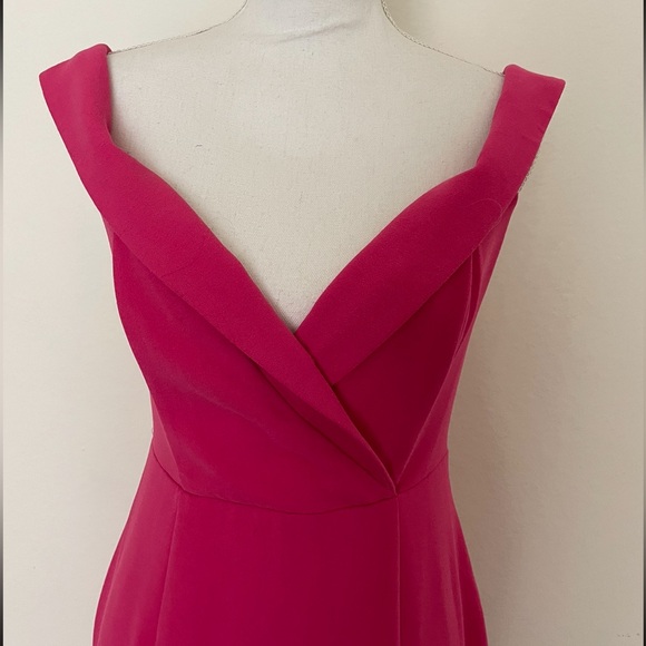 NBD Hot Pink Off Shoulder Maxi Dress - Picture 6 of 7